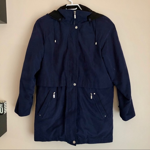 Vintage London Fog Hooded Short Trench Coat, Style: Leah - Picture 2 of 15